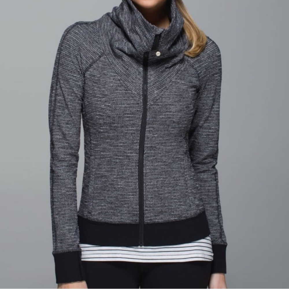 Lululemon Coco Pique Black Be Present Jacket 8